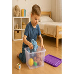 Caja De Plastico Organizadora 14 Litrs Con Broche Vitalplast