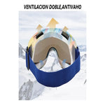 Antiparra De Nieve Lentes Para Ski Snowboard Lente Tornasol