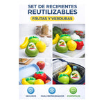 Set 5 Contenedores Conservación Frutas Verduras Refrigerador Varios