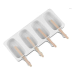 Molde De Helado Silicona Paleta Reutilizables Color