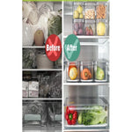 Organizador Refrigerador Acrílico Contenedor Con Tapa 21x30 Transparente