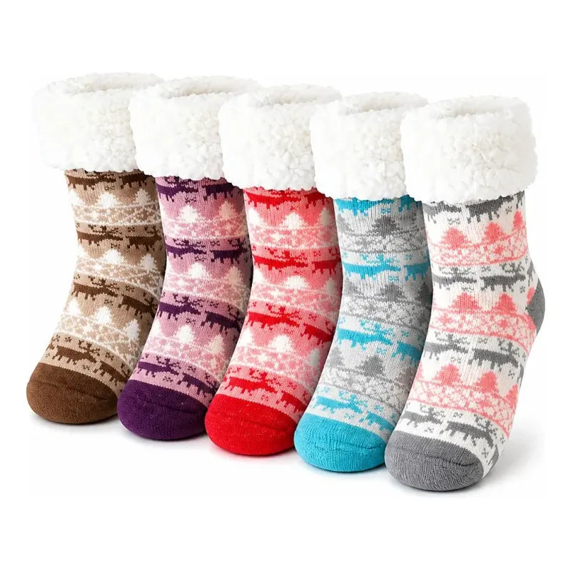 Pack 2 Calcetines Niña Y Niño De Termica Polar Para Invierno Surtidos Niña 31-35