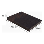 Esponja Lija Gruesa De Grana 180 Humeda Seca Madera Metal