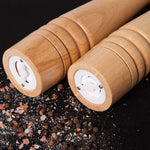 Pack 2 Salero De Madera Pimentero Molinillo De Sal Especias