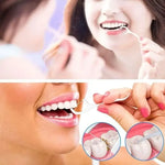 90 Palillo De Hilo Dental Para Higiene Oral Limpieza Diaria