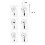 Ganchos De Pared Autoadhesivo Multiuso Colgador 12 Piezas