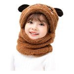 Gorro Con Bufanda Para Bebé Niña Niño Panda Algodon Invierno