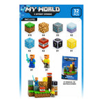Minecraft Set Cubos Magnéticos Caja Pixel Diseños 32 Piezas 32 Minecraf