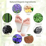 40 Parches Detox Desintoxicantes Para Pies Cuidado Corporal. Menta