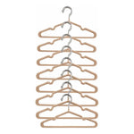 X30 Perchero Metalico Infantil Organizador Para Ropa Bebe Marrón Claro