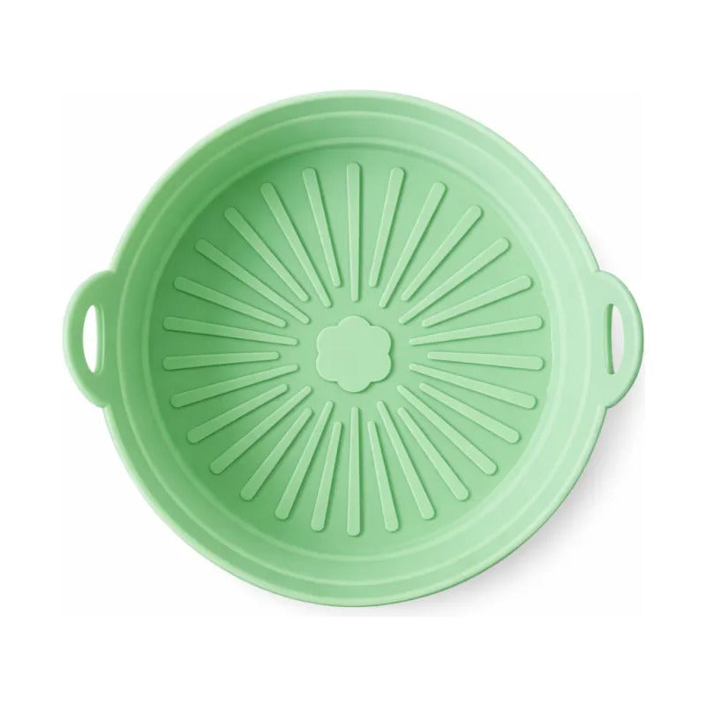 Bandeja Silicona Para Horno Freidora Plegable Redonda 20cm