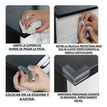 Esquineros De Silicona Mesas Muebles Protección Bebes Transparente