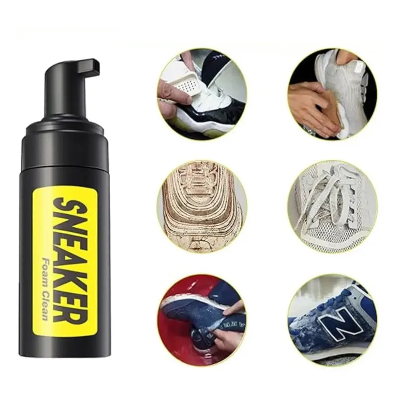 Kit De Limpieza Zapatillas Espuma Limpiadora Blanqueador