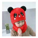 Gorro Con Bufanda Para Bebé Niña Niño Panda Algodon Invierno