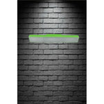 X2 Lampara De Emergencia Recargable Ampolleta Luz Led 30cm Verde Lima