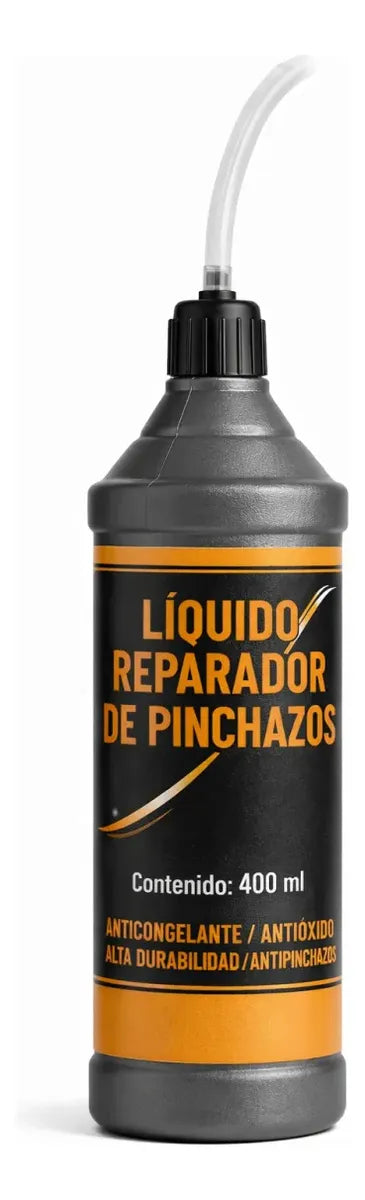 Liquido antipinchazos sellador para bicicleta motos 400 ml