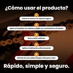 Kit lubricante desengrasante cadena moto cepillo Huangbo