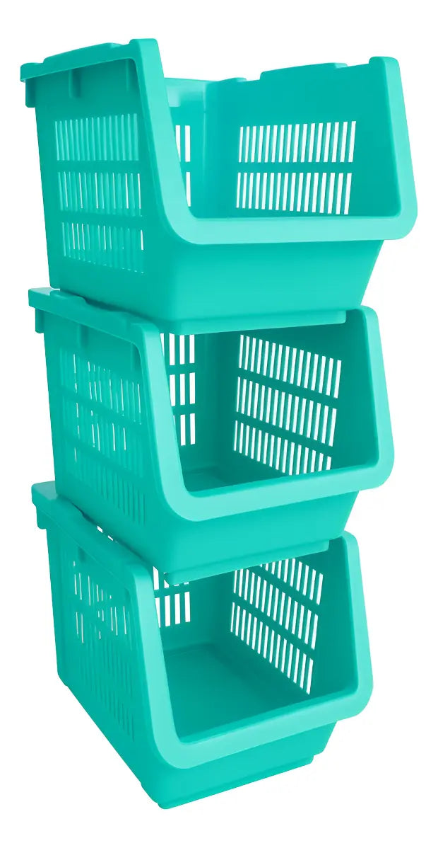 X6 Organizador Gaveta Multiuso Apilable Ventilado Kendy